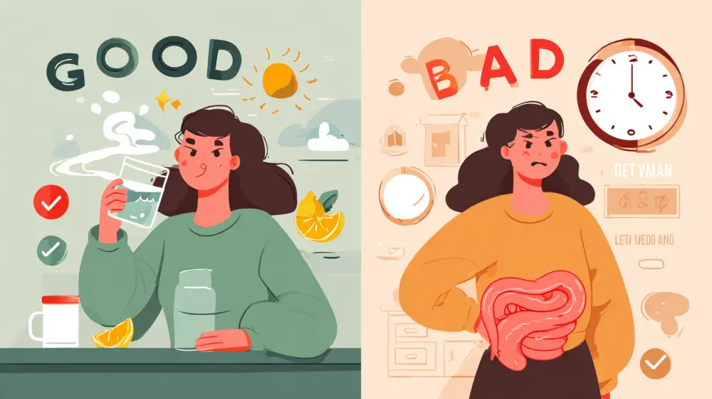 레몬물 섭취 시기별 좋은점과 주의사항 비교 인포그래픽
