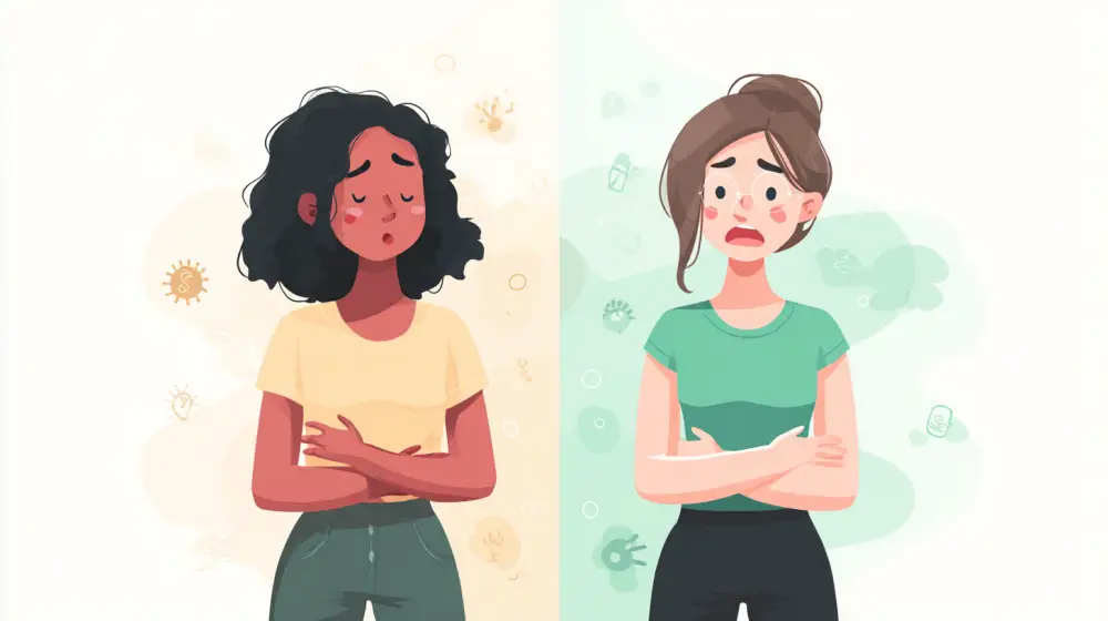 유당불내증과 우유 알레르기 차이점 비교 illustration