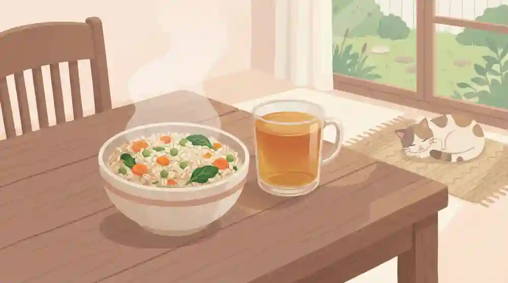건강한 식단을 위해 준비된 보리밥 혈당 조절 루틴의 핵심, 보리밥과 보리차