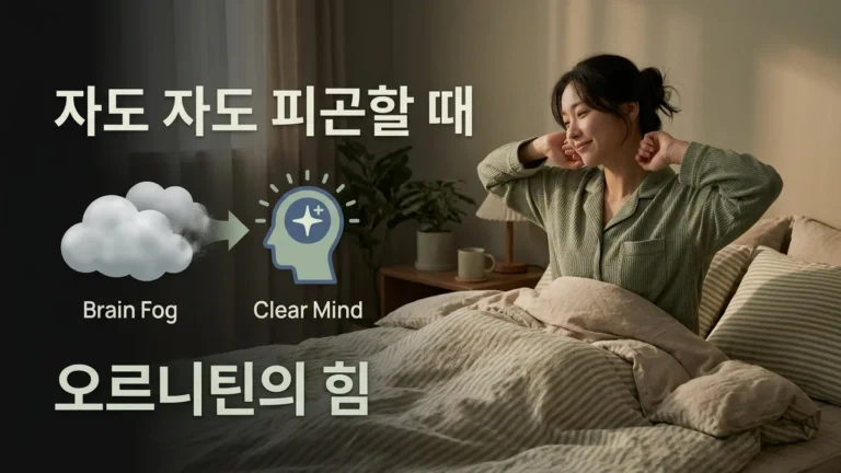오르니틴 효능 — 자도 피곤한 진짜 이유 3가지