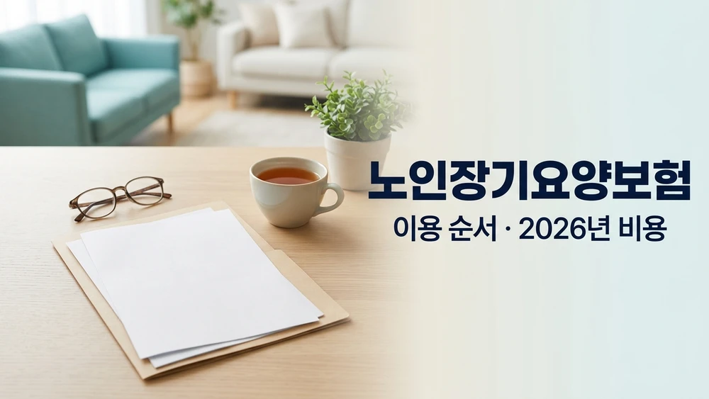 노인장기요양보험, 며칠 입원이 아니라 등급 판정이 기준입니다 (2026년 순서·비용)