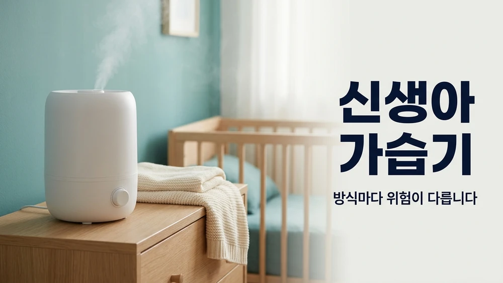 신생아 가습기 가열식 vs 초음파, 화상과 세균은 방식마다 위험이 다릅니다